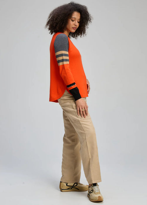 Zaket & Plover - POCKET DETAIL Jumper - Orange
