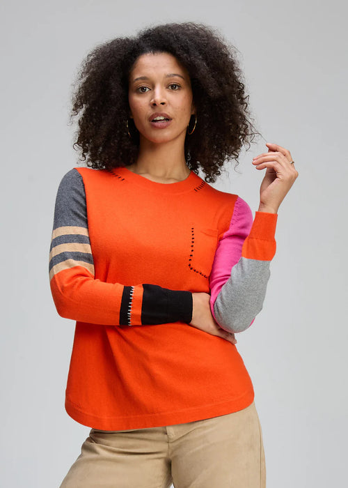 Zaket & Plover - POCKET DETAIL Jumper - Orange