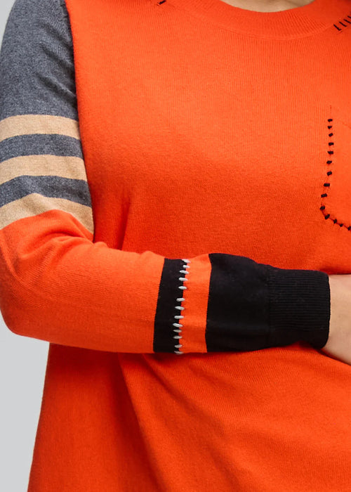 Zaket & Plover - POCKET DETAIL Jumper - Orange