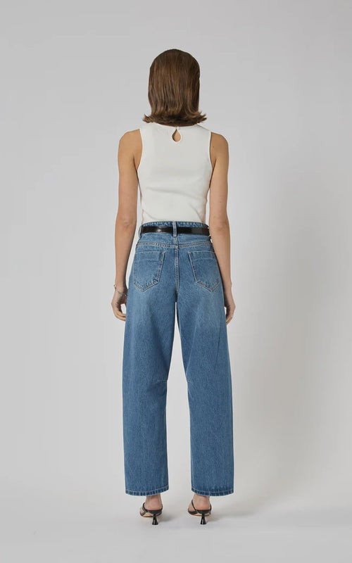 DRICOPER -ZELLA Barrel Jeans - Rodeo blue
