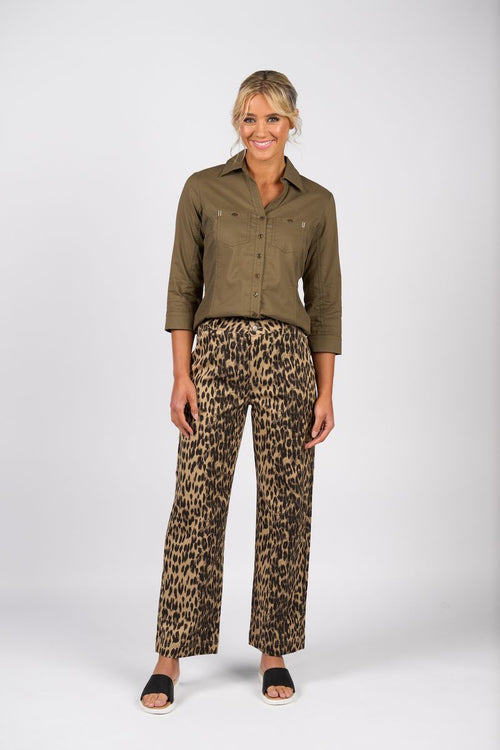 Vassalli - Wide Leg Ankle Raiser Jean 5039