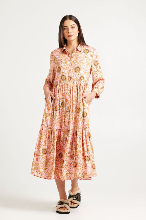 Tuesday - SOLEIL Dress - Pink Medallion