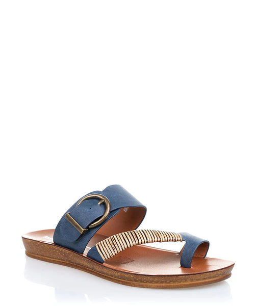 Los Cabos - Bria Sandal in Navy