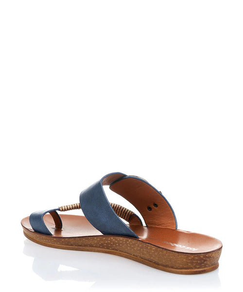 Los Cabos - Bria Sandal in Navy