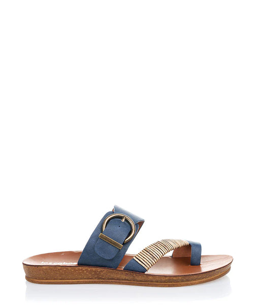 Los Cabos - Bria Sandal in Navy