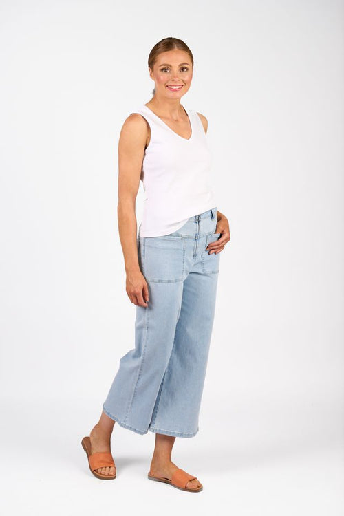 Knewe - Vista Tank in White K3060