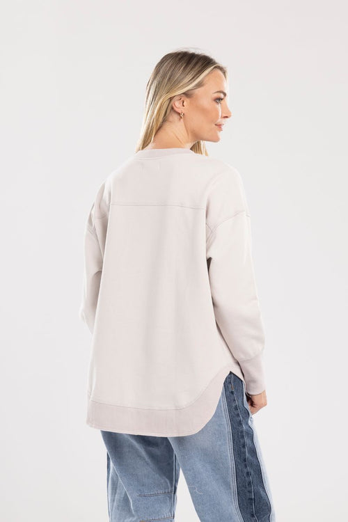 Mi Moso - Ena Sweatshirt in Taupe