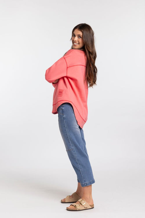 Mi Moso - Ena Sweatshirt in Raspberry