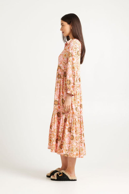 Tuesday - SOLEIL Dress - Pink Medallion