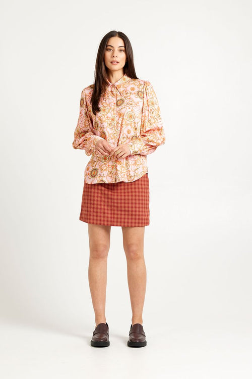 Tuesday - CASINO Top - Pink Medallion