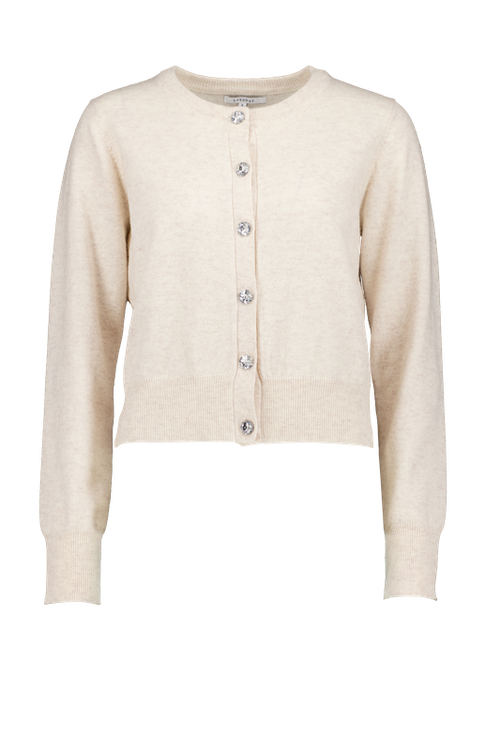 Tuesday - ANNIE Cashmere Cardi Oatmeal