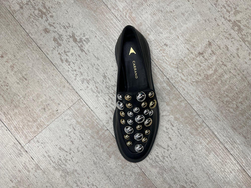 CARRANO - Black Embellished Loafer