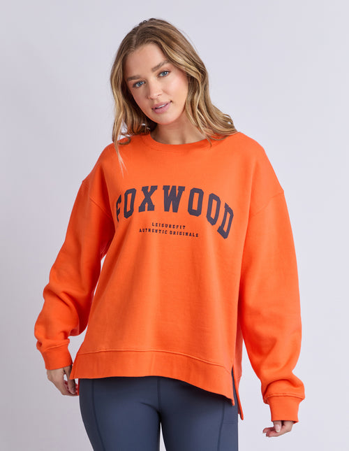 Foxwood - Interval Crew in Orange/Navy
