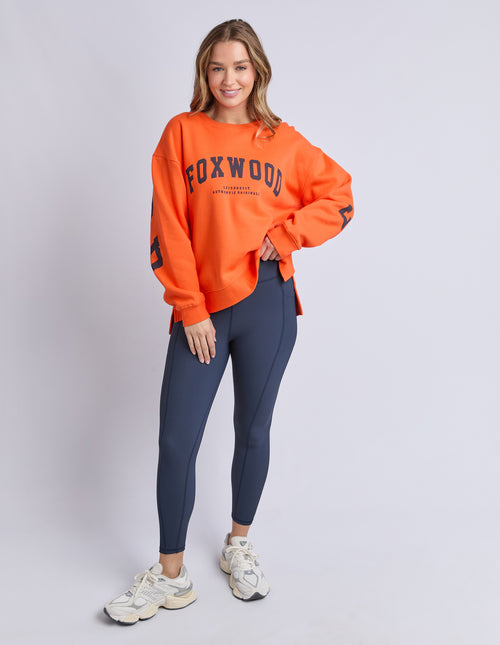 Foxwood - Interval Crew in Orange/Navy