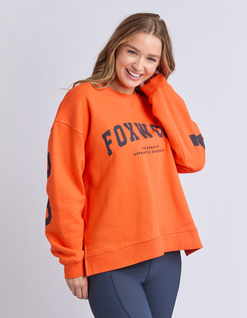 Foxwood - Interval Crew in Orange/Navy