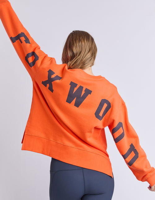 Foxwood - Interval Crew in Orange/Navy
