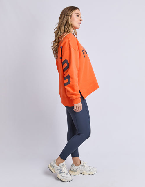 Foxwood - Interval Crew in Orange/Navy