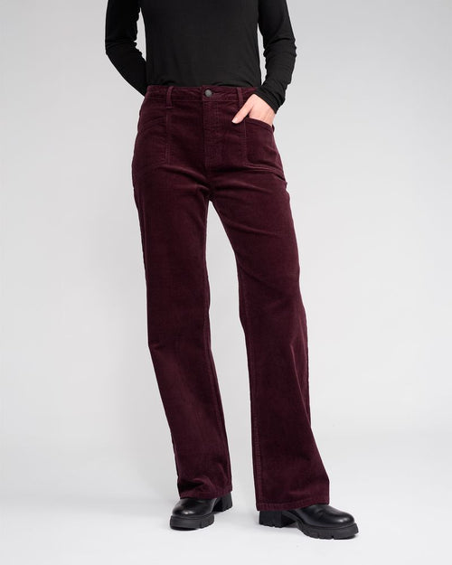 Knewe - DALLAS Cord Pant K7118C - Raisin
