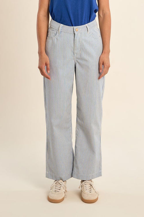 Molly Bracken - Lightweight Jean in Blue/White Stripe EF1583EP