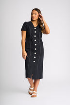 Knewe - Cairo Dress in Ink K1077