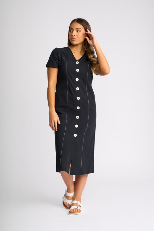 Knewe - Cairo Dress in Ink K1077
