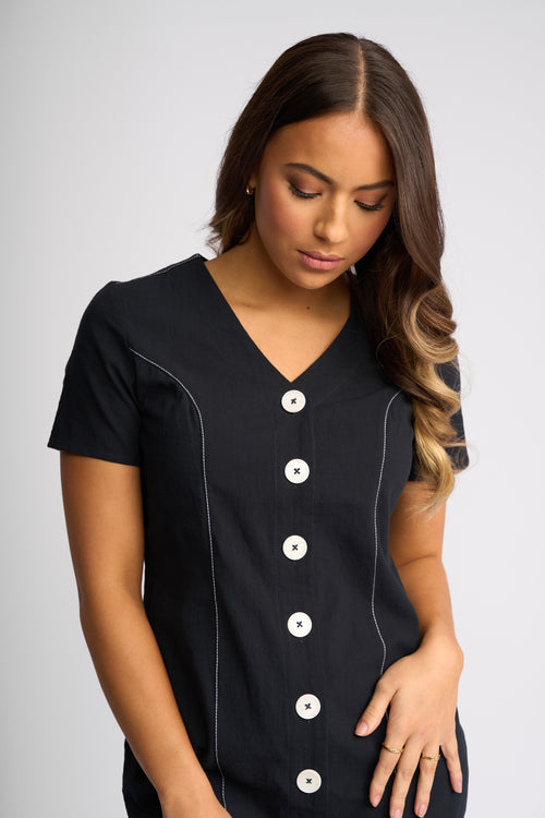 Knewe - Cairo Dress in Ink K1077