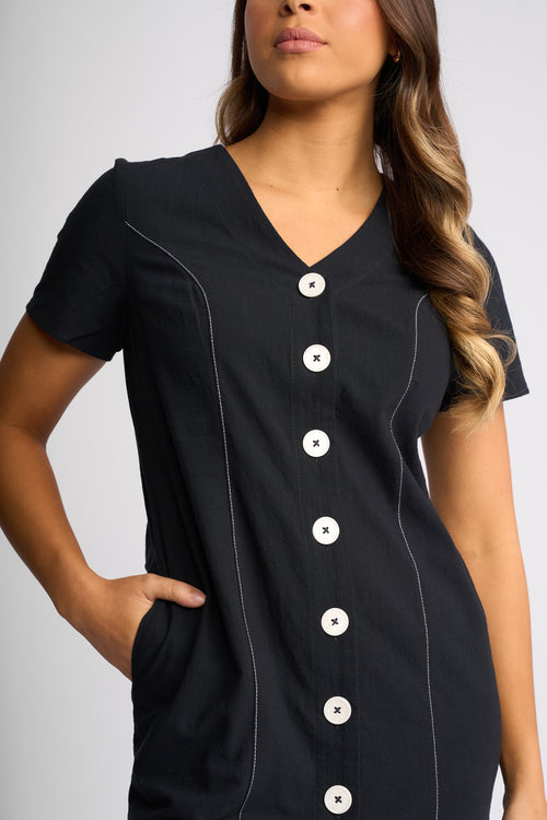 Knewe - Cairo Dress in Ink K1077