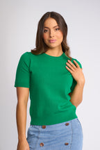 Knewe - Dawn Top in Parakeet