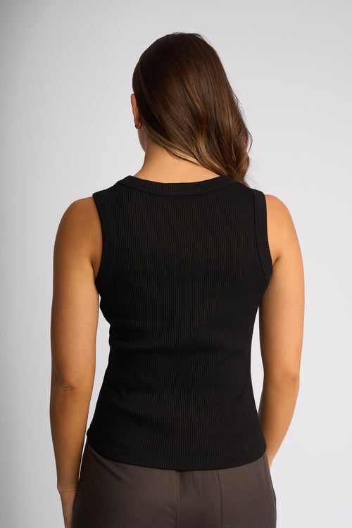 Knewe - True Tank in Black K3042