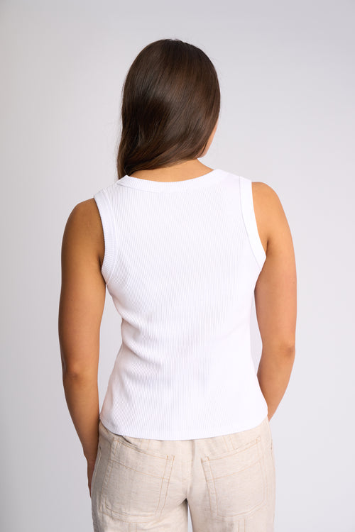 Knewe - Riviera Tank in White K3070