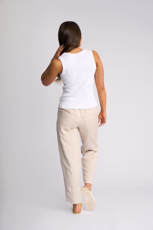 Knewe - Riviera Tank in White K3070