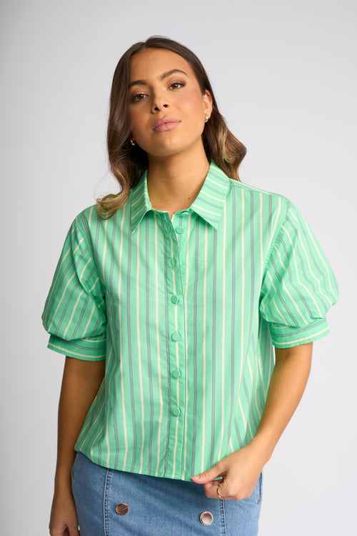 Knewe - Titan Shirt in Mint Multi