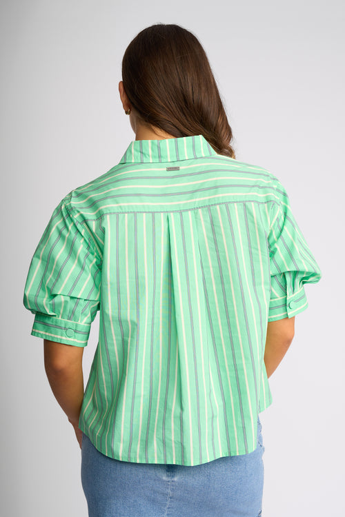 Knewe - Titan Shirt in Mint Multi
