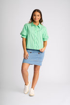Knewe - Titan Shirt in Mint Multi