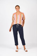 Knewe - CHECKER Pant - Ink/White