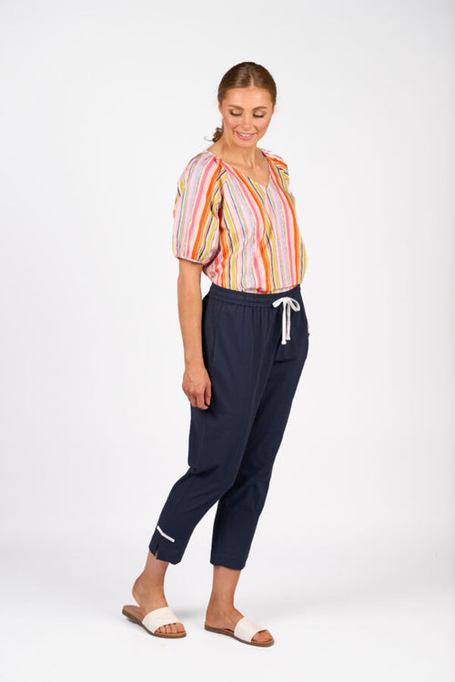Knewe - CHECKER Pant - Ink/White