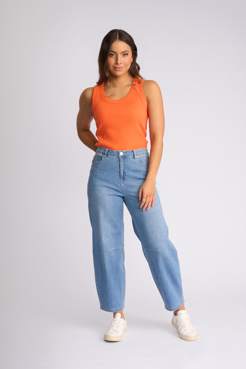 Knewe - Fallon Jean in Light Wash Denim K7123
