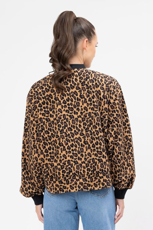 Seeking Lola - Keen Jacket in Leopard Cord