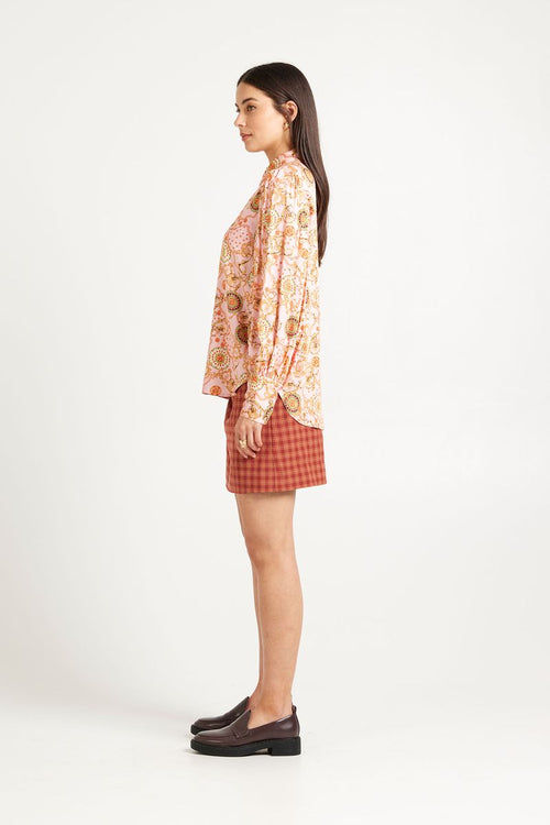 Tuesday - CASINO Top - Pink Medallion