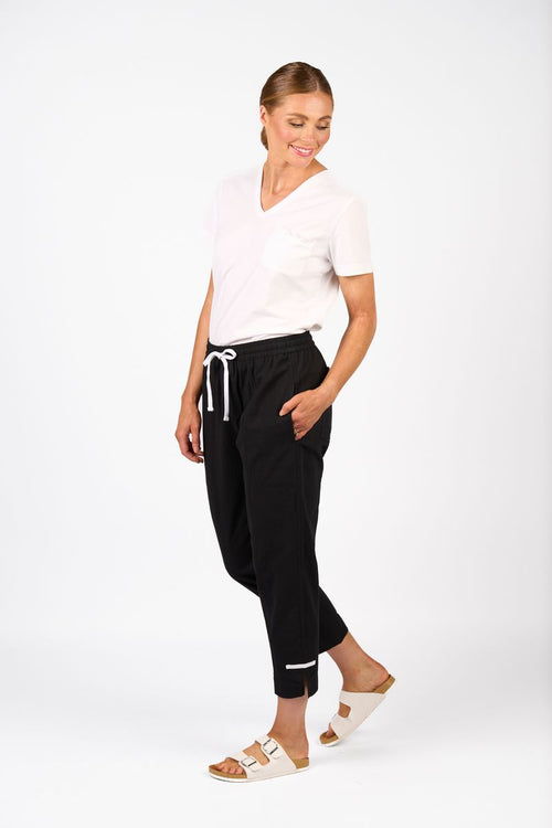Knewe - Checker Pant Black K7076