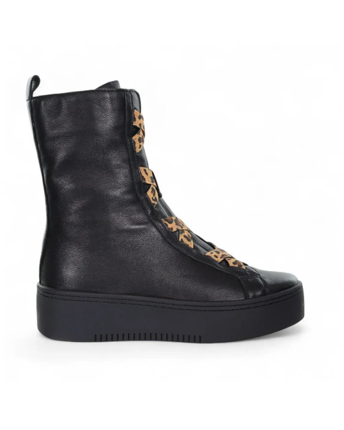 MINX - KATERINA Sneakerboot - Black Leopard