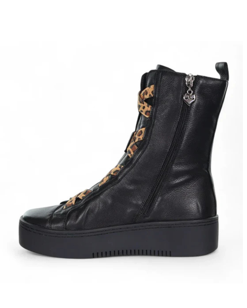 MINX - KATERINA Sneakerboot - Black Leopard