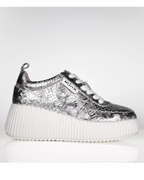 MINX - RACER BOOST Sneaker - Silver Emboss