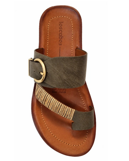 Los Cabos - BRIA Sandal Wide Fit in Khaki