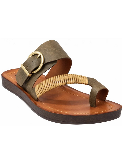Los Cabos - BRIA Sandal Wide Fit in Khaki