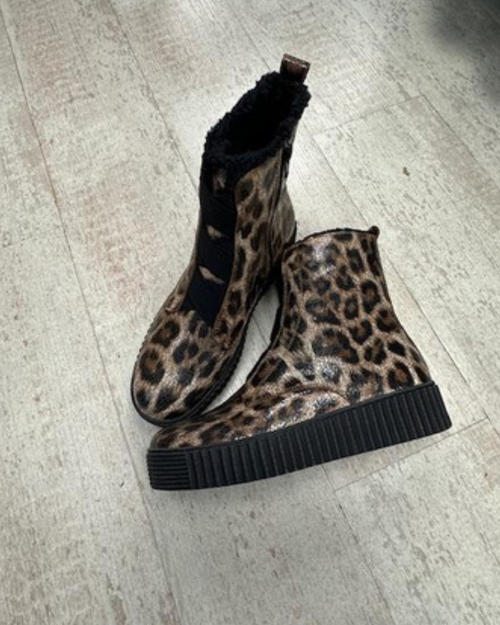 Alfie & Evie - DATING Boot  -Cracked Leopard
