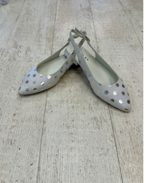 Bresley - Spotty Slingback in Bone with Gold Spot
