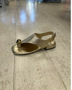 Bresley - Shyanne Sandal in Gold Crackle