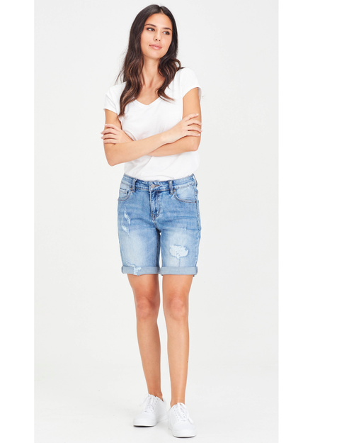 Junkfood - Della Short in Blue