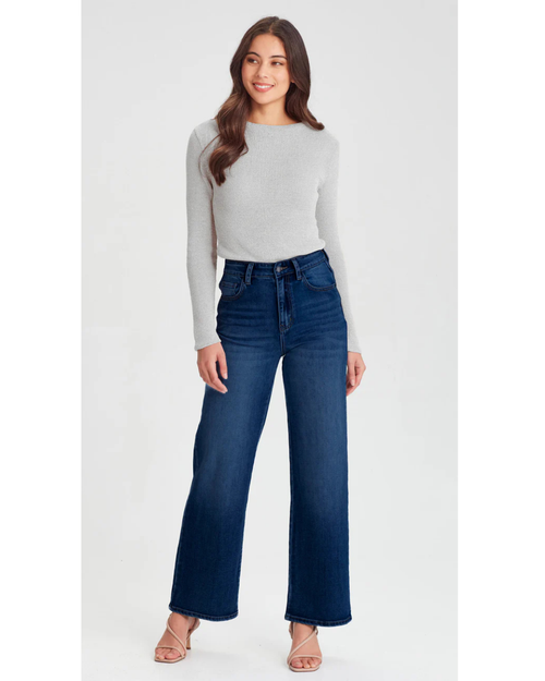 Junkfood - Wendy Wide Leg Dark Blue